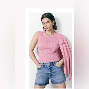 Agolde Parker Long jean shorts finished hem sz 30